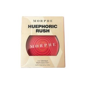 Morphe Huephoric Rush 3-in-1 Silk Blush Pleasured Pink Coral 8g New in Box